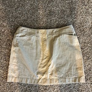 Khaki Mini Skirt